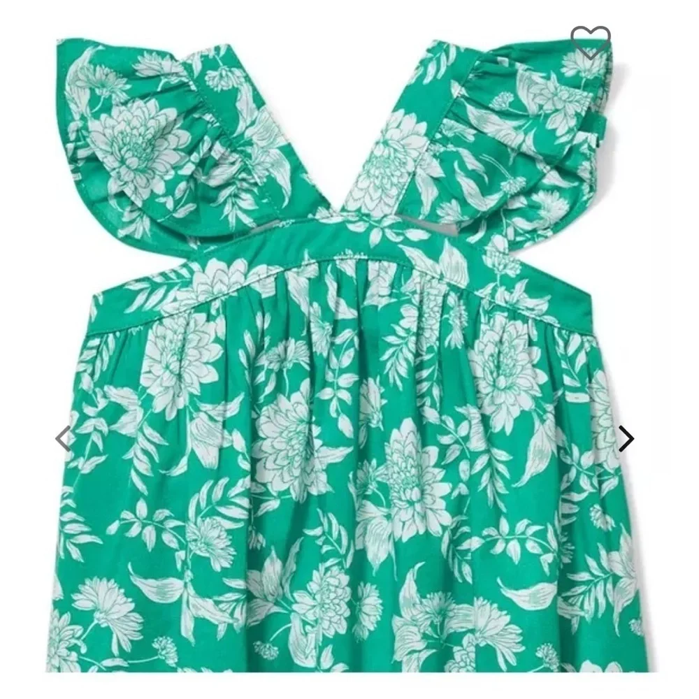 Janie and Jack lined green